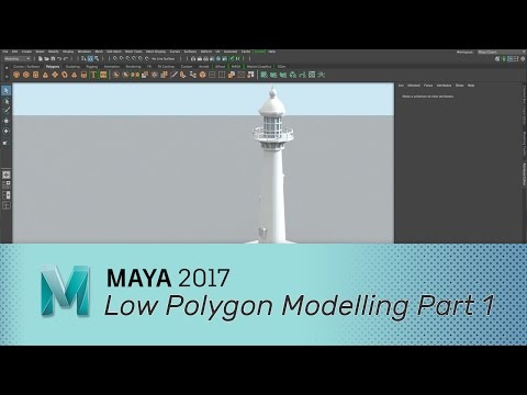 Maya 2017 - Low Polygon Modelling - Part 1