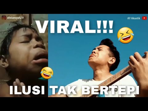 VIRAL Alwiansyah🤣 Ilusi Tak Bertepi (Cover) - Alwiansyah (Suara Merdu, Ekspresi Lucu🤣) | AY Akustik