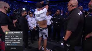 NATE DIAZ UFC 263 COMEBACK WALKOUT / MAIN ENTRANCE [2021] - THE RAIN DMX