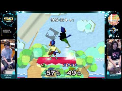 UCSD Super Triweekly #2 - Full Stream: Part 1 of 2 - SSBM