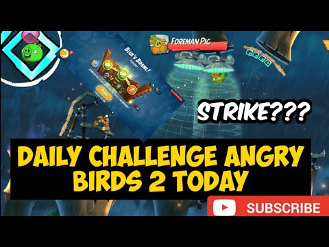 daily challenge angry birds 2 today May 25(60 gems used) 4-5-6 with bubbles