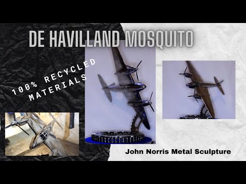 De Havilland Mosquito - 100% recycled materials