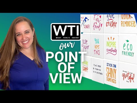 M.C. Squares Reusable Sticky Notes - WTI product video review