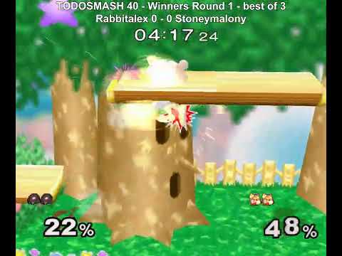 TODOSMASH 40 - Rabbitalex (Samus) vs Stoneymalony (Fox) - Winners Round 1