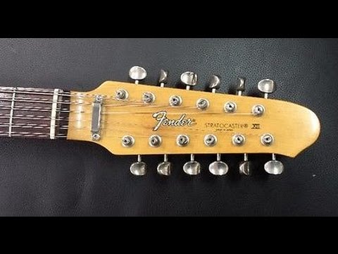 Fender ST12 TX 12-String Stratocaster MIJ 2004 - 2007 - Burgundy Mist Metallic image 10
