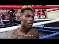 JERMELL CHARLO "WHOSE THAT? THAT LITTLE KID MUNGUIA? TELL HIM TO COME SEE US!