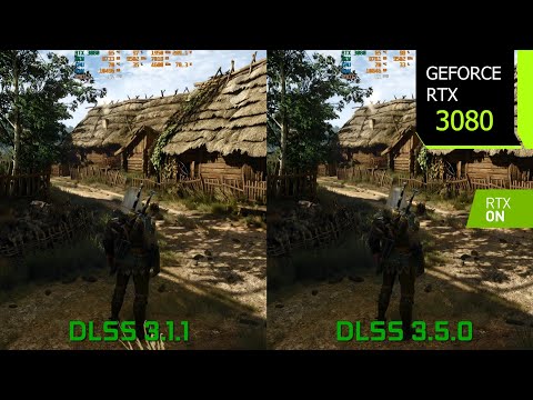 The Witcher 3 Next Gen | RTX 3080 4K DLSS 3.1.1 vs DLSS 3.5.0 - Image Quality/Performance Comparison