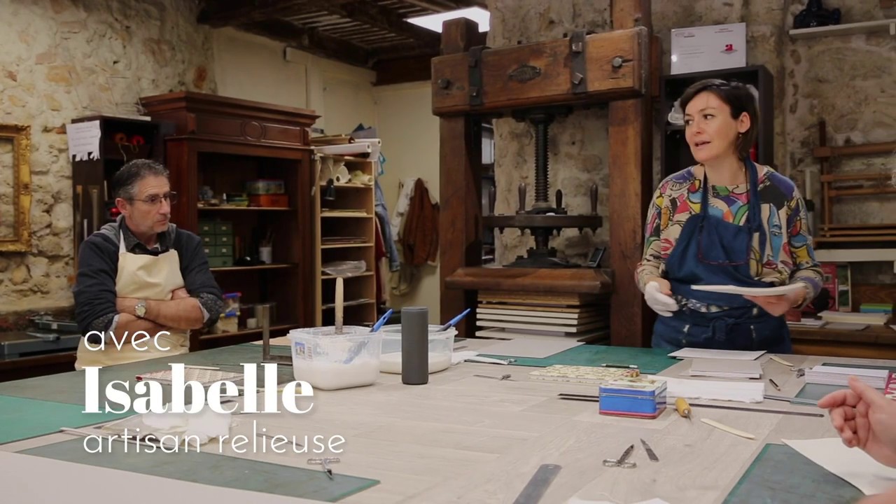Apprenez à relier votre carnet - Video