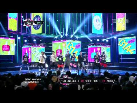 [HD] 130516 비원에이포B1A4 - What's Happening?@Mnet M!Countdown