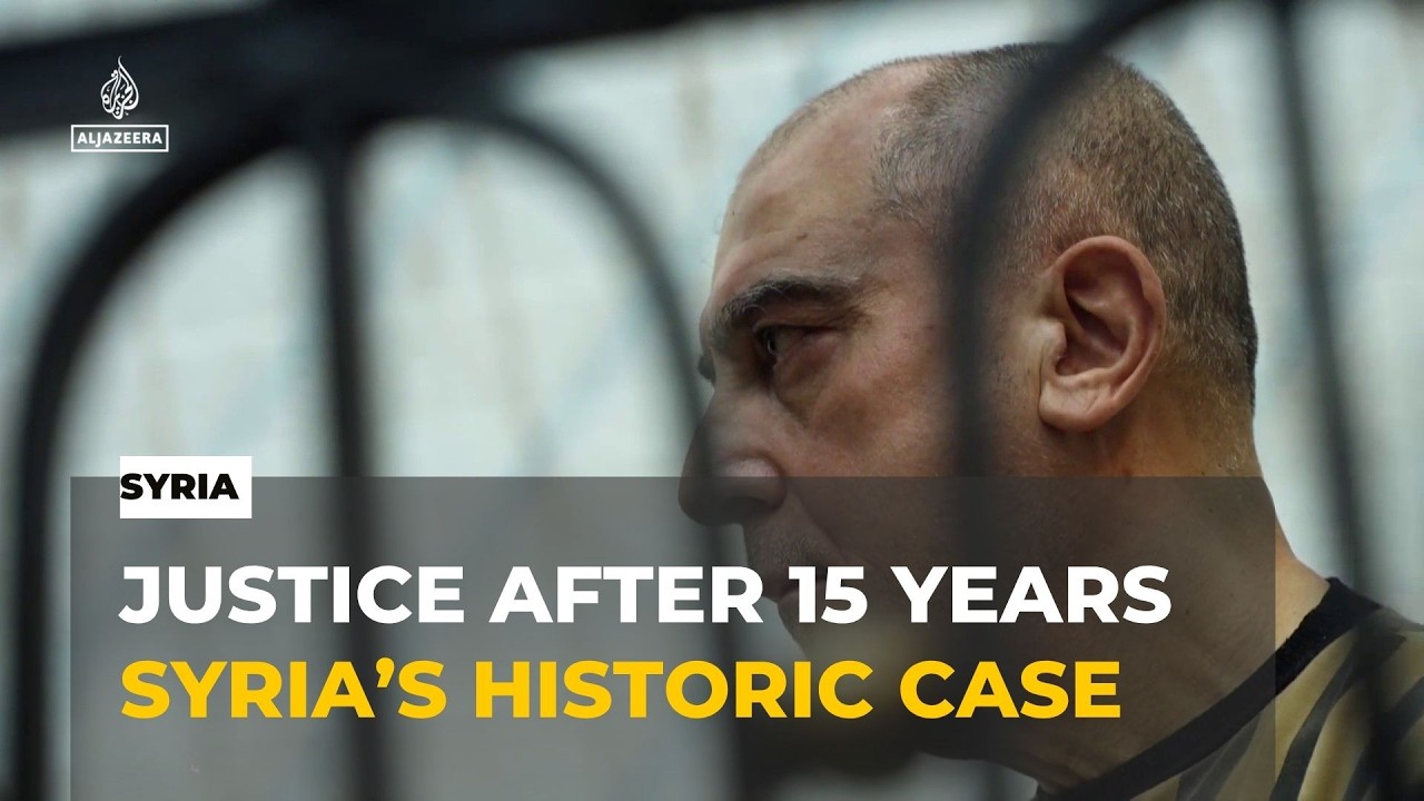 Former Assad official faces historic trial over the Syrian revolution crackdown.