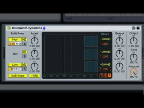 Multiband Dynamics (Basic Mastering) - Deeflash's Ableton Live Devices Tutorials