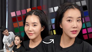 Download lagu Forcing her to escape the shackles of warm toned makeup loool ft. @joan_kim mp3
