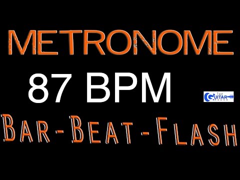 87 BPM FREE Metronome Best Free Online Metronome  Beats Per Minute Counter Flash Drummers Metronome