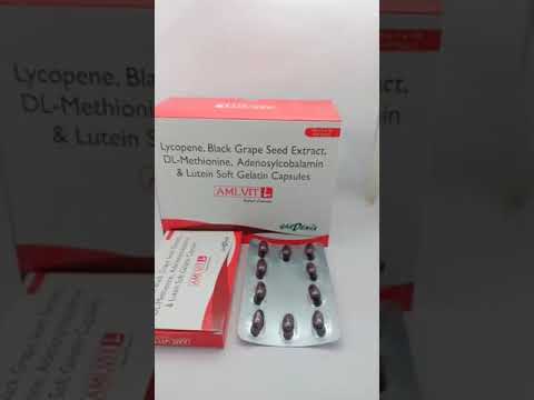 Tablet amlvit- l capsules, packaging type: box, packaging si...