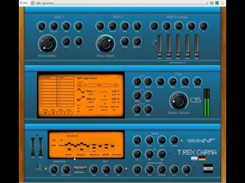 Freeware VST VSTi Plugin Synth 2015 Vol. 14 T.Rex Carmel by Max Project and CPS