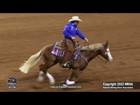 Americasnexttopgun and Casey Deary 2022 6666 NRHA Open Derby Champions