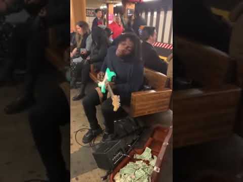 James brown “it’s a mans world” (street performance) #jamesbrown #cover #subway #singing #shorts