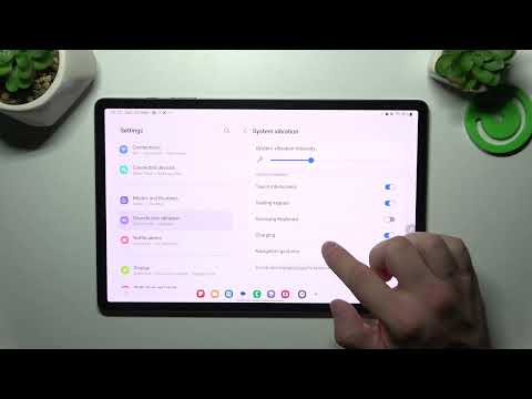How to Manage Touch Vibration in Samsung Galaxy Tab S9+ – Turn On / Off Vibration Feedback
