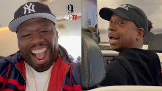 50 Cent Trolls Ja Rule After Tony Yayo &amp; Uncle Murda Pressed Him Off The Plane! ✈️