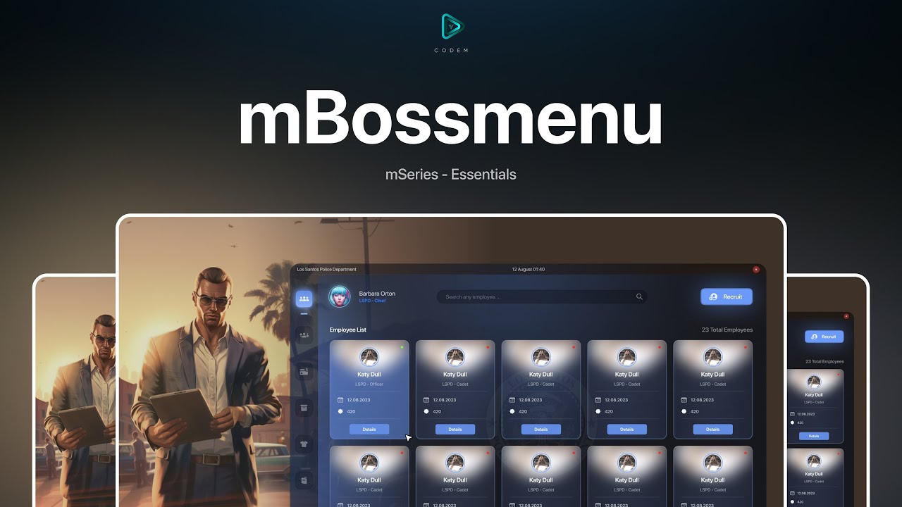 CodeM mBossmenu ( Advanced Boss Menu System ) ESX QB thumbnail 15