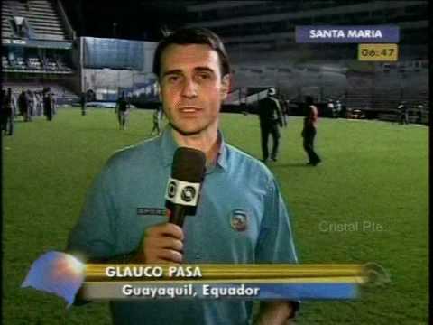 Emelec-EQU 0x0 INTER - Matéria, Bom Dia RS - 1ª Fase - Libertadores 2010 - 14/04/2010