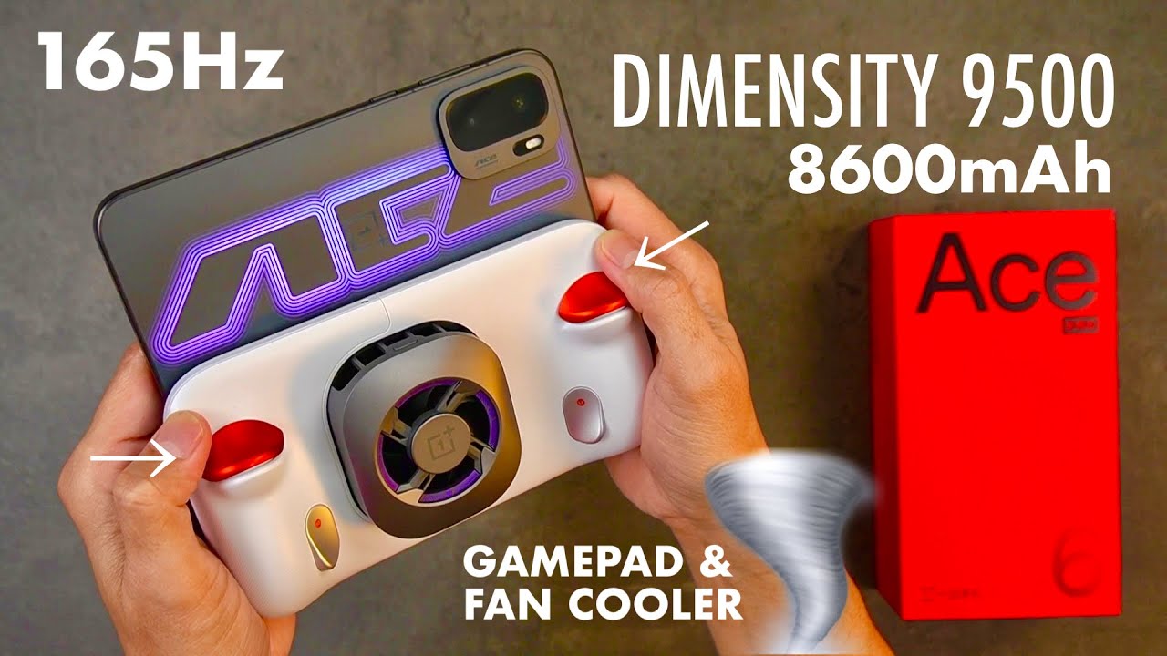 Lengkap Gamepad + Fan Cooler, ONEPLUS ACE 6 ULTRA 