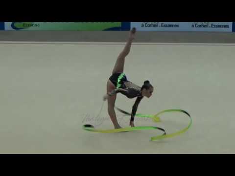 Milena MILACIC (SRB) ribbon - 2015 Corbeil senior AA