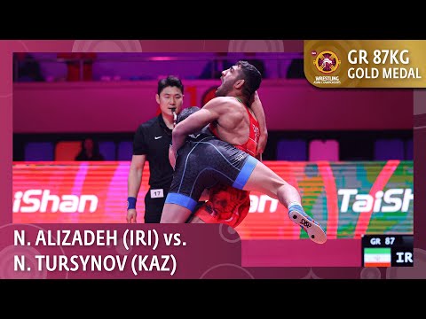 Gold Medal • GR 87Kg • Naser Ghasem ALIZADEH (IRI) vs. Nursultan TURSYNOV (KAZ)