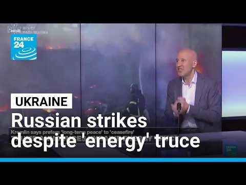Russian continues to strike Ukraine despite Trump's announcement of an 'energy ceasefire'