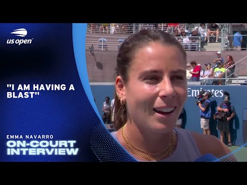 Emma Navarro On-Court Interview | 2025 US Open Round 2