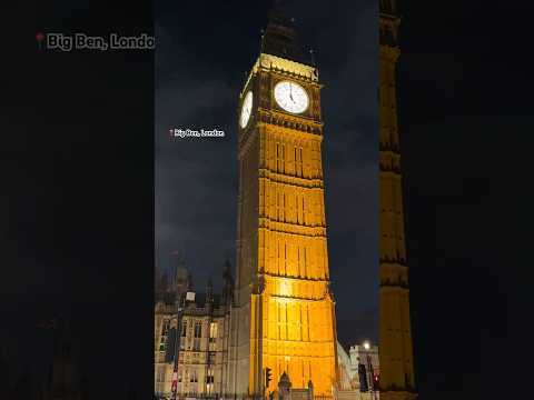 Big Ben : London’s heartbeat. 🕰️#bigben #london #iconic #mustsee #clocktower #nepal