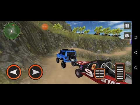 Offroad Jeep , Hilly area driving