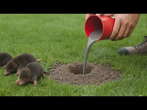 Kad sam OVO izlio krticama nestale su za 2 minute!