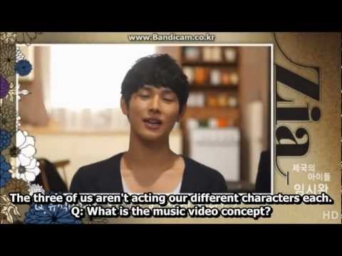 [ENG/HD] 121211 ZIA For a Year MV Interview (Siwan, Yongguk, Baro)