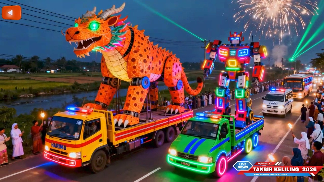 Suasana malam takbir keliling 2026 takbiran idul fitri paling menmyentuh hati animasi terbaik