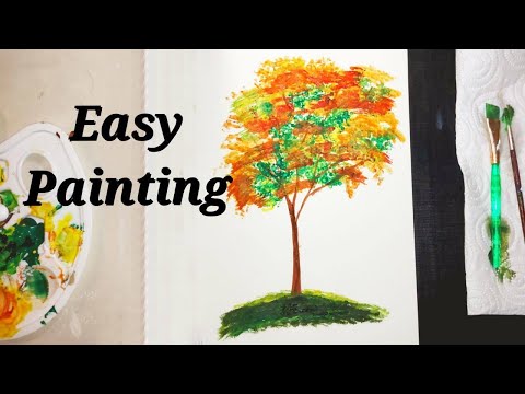 Easy Flower Painting with Watercolor
