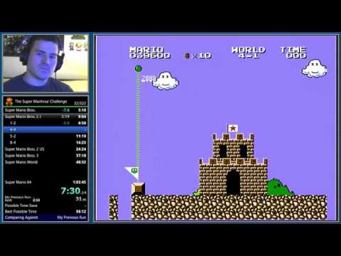 6 Mario games in under an hour - The Super Marihour Challenge!