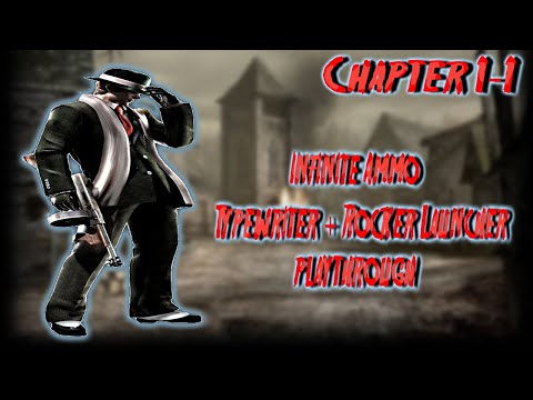 Infinite Ammo Typewriter + Rocket Launcher | Resident Evil 4 - Chapter 1-1 No Commentary