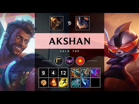 Akshan Top vs Rumble: Killing spree - VN Master Patch 14.24