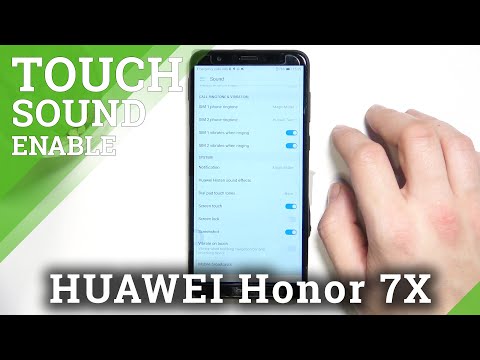 How to Enable/Disable Touch Sounds on HONOR 7X – Manage Sound Settings