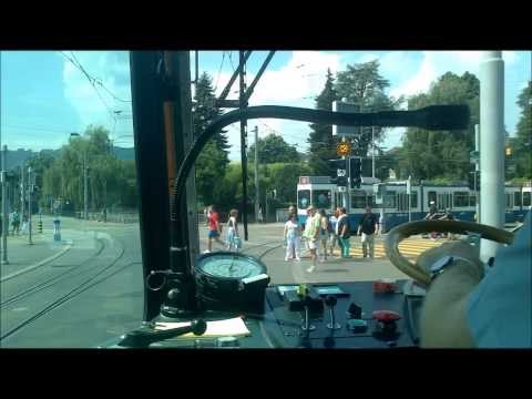 VBZ ZÜRICH TRAM - Linie 8: Klusplatz - Hardplatz
