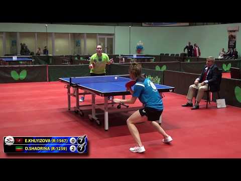 4. ХЛЫЗОВА - ШАДРИНА #MOSCOW #Championships #RUSSIAN #tabletennis #настольныйтеннис