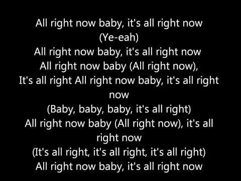 Free - All Right Now Lyrics