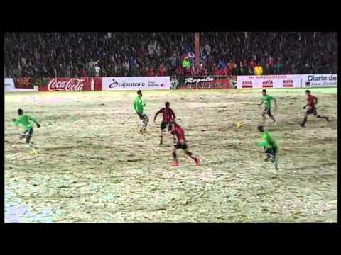 Gol de Mamadou KONE (Racing de Santander) - CD Mirandes vs Racing de Santander - 2014-2015