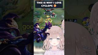 ONE LITTLE CYCLOPS, THREE KILLS #mlbb #mobilelegends #vtuber #vtuberid  #mlbbcreatorcamp #mlbbshorts