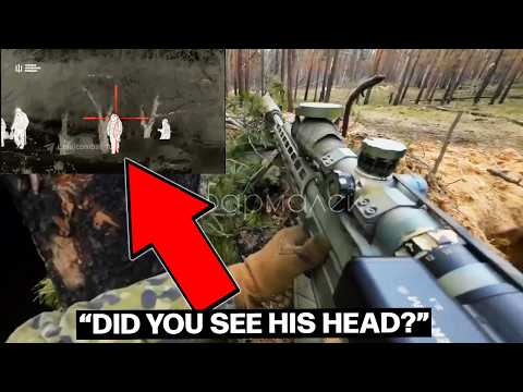 Thermal Sniper SMOKES Russian Soldiers (*GRAPHIC FOOTAGE*) Combat Footage