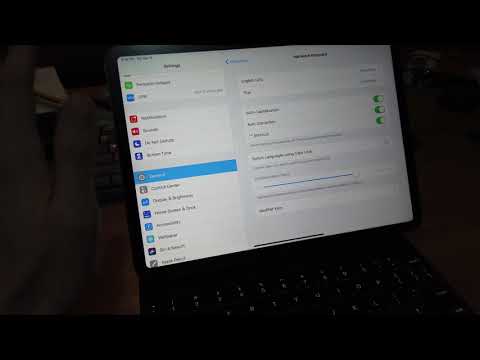 iPad Pro Magic Keyboard Settings
