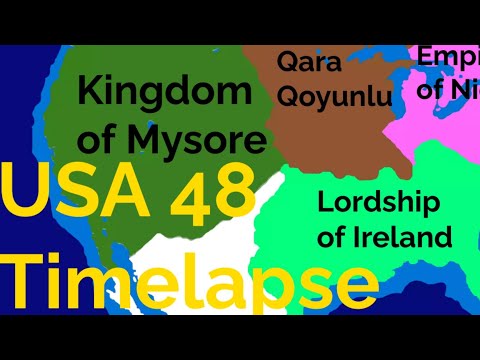Timelapse | USA 48 Map | Territorial.io