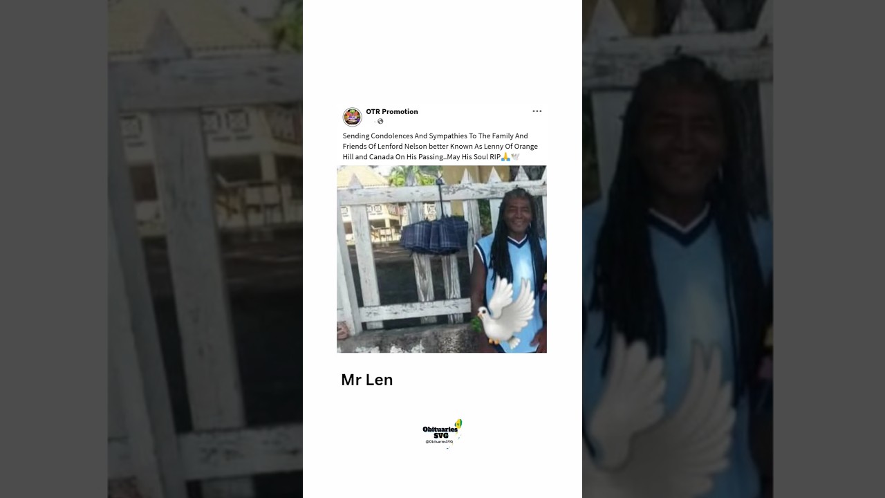 Lenford 'Lenny' Nelson | Death Notice | Condolences