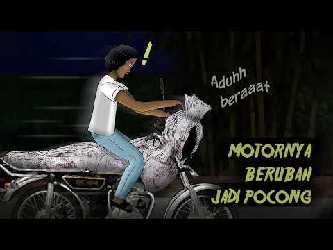 pencuri-motor-di-rumah-setan-horormisteri-kartun-hantu-animasi-horor-pocong-pencuri-lucu